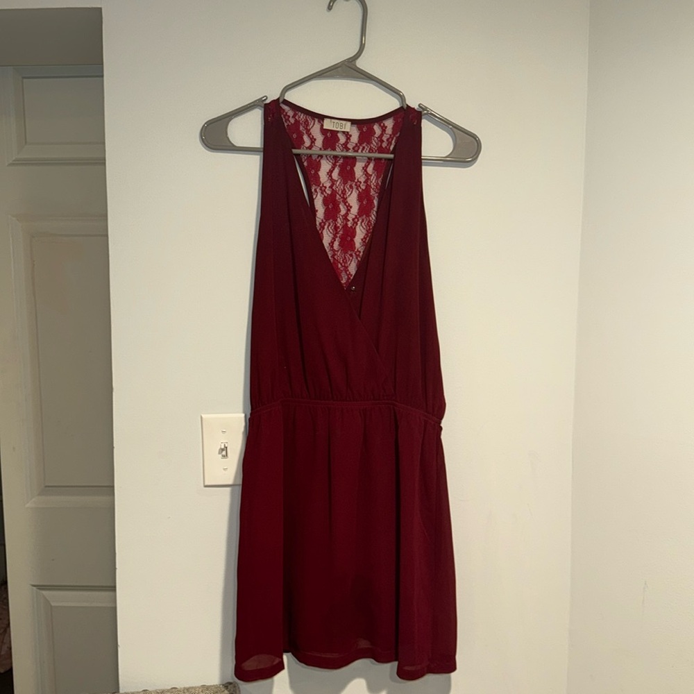 TOBI Maroon Semi Formal Dress